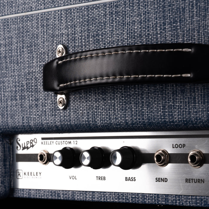Pre-Owned Supro 1968RK Keeley Custom 12 25-watt 1x12" Tube Guitar Amp Combo with Tuki Cover
