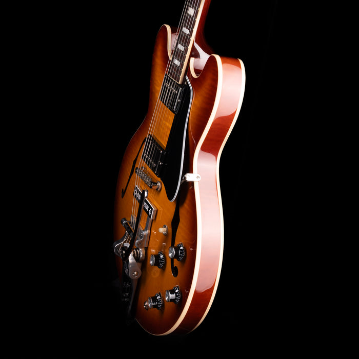 Pre-Owned 2022 Gibson ES-335 Figured Iced Tea with OHSC