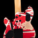 EVH Limited Edition Wolfgang Special Striped Series Aged Red, Black, and White with Gig Bag