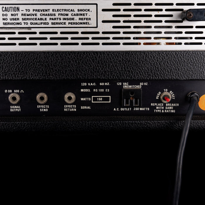 Vintage 1987 Randall RG100 ES Guitar Amp Head Black with Footswitch