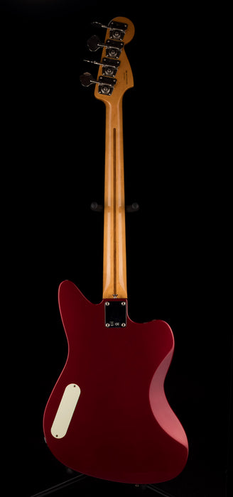 Used Fender Pawn Shop Reverse Jaguar Bass Candy Apple Red