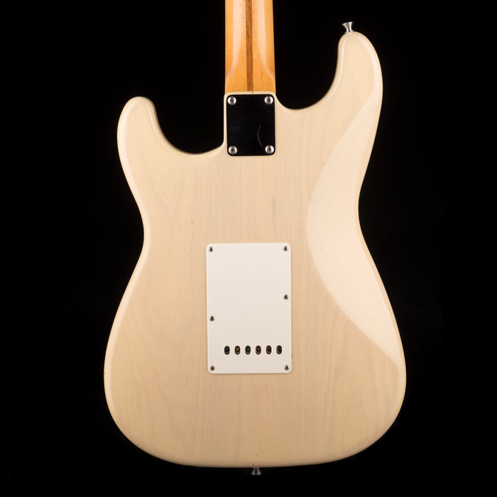 Used Custom Partscaster Fender Authentic Neck and Grover Jackson Body Blonde with Gig Bag