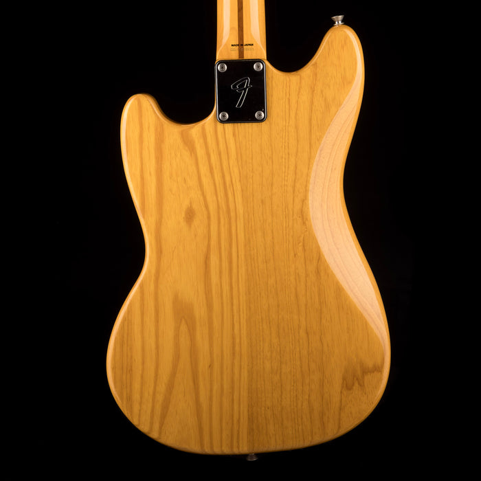 Used Fender Made in Japan MG77 Mustang Natural Ash Electric Guitar