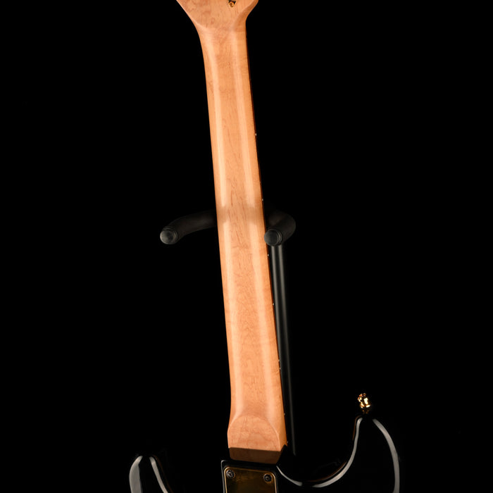 Used Burswood S-Style Rosewood Fingerboard Black Electric Guitar