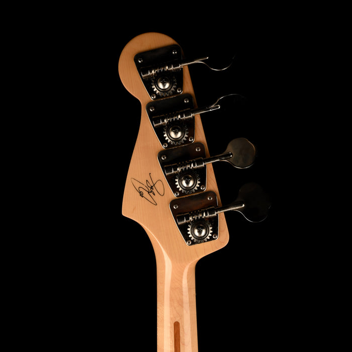Pre Owned 1990 Fender Geddy Lee Jazz Bass Black With Case