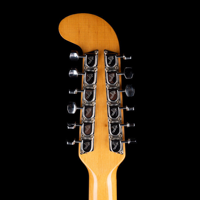 Vintage 1966 Fender Electric XII Black With OHSC