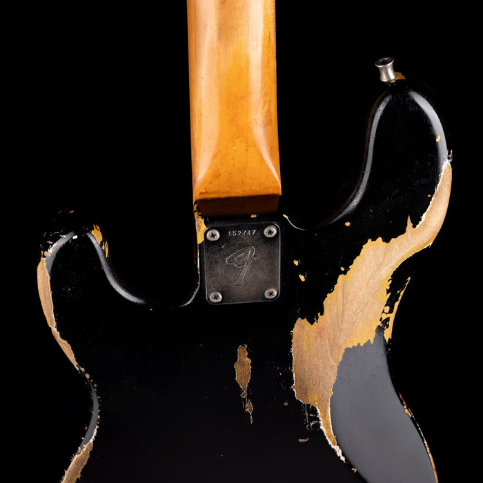 Vintage 1966 Fender Precision Bass Black With OHSC