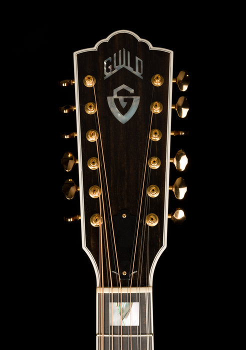 Pre Owned Guild F-512 Maple Blonde 12-String Acoustic Electric Guitar With OHSC
