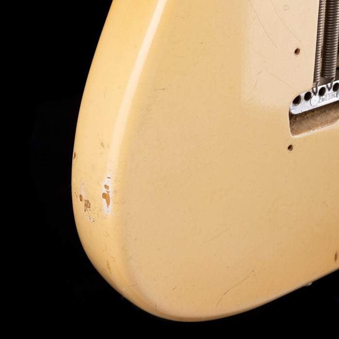 Vintage 1974 Fender Stratocaster Maple Fingerboard Olympic White With OHSC