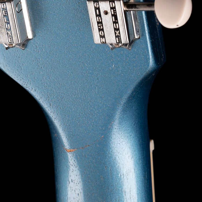 Used 2022 Gibson Rick Beato Les Paul Special Double Cut TV Blue Mist with OHSC