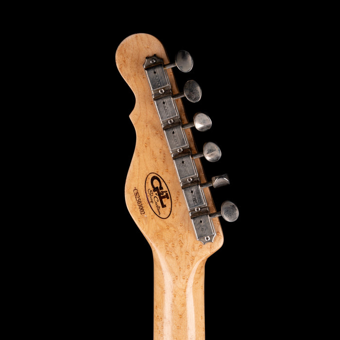 G&L Custom Shop Solamente Mahogany ASAT Tobacco Sunburst Electric Guitar With Soft Case