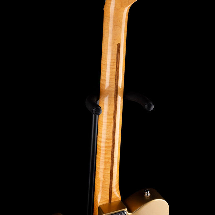 Pre Owned 2009 Fender Custom Shop Custom Deluxe Telecaster HLE Gold With OHSC