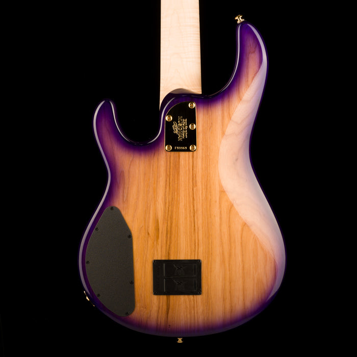 Ernie Ball Music Man BFR StingRay 5HH Bass Moonbeam Trans Purple Burst With Case