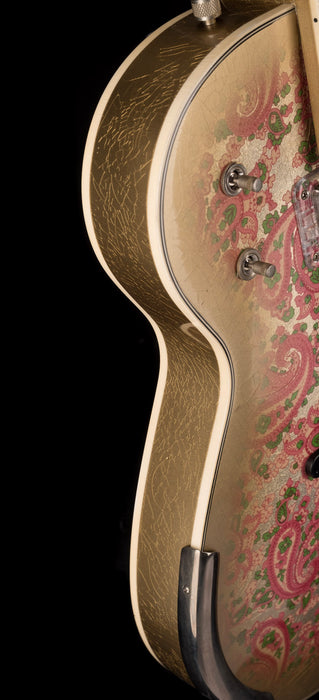 Pre Owned Gretsch Custom Shop Masterbuilt G6134CS 1959 Gold Paisley Penguin Relic