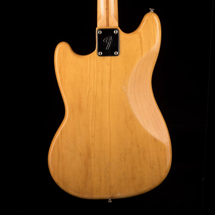 Pre Owned 1976 Fender Mustang Natural With OHSC