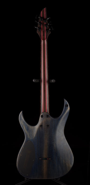 Mayones Duvell BL Black Limba 6 String Guitar Antique Blue