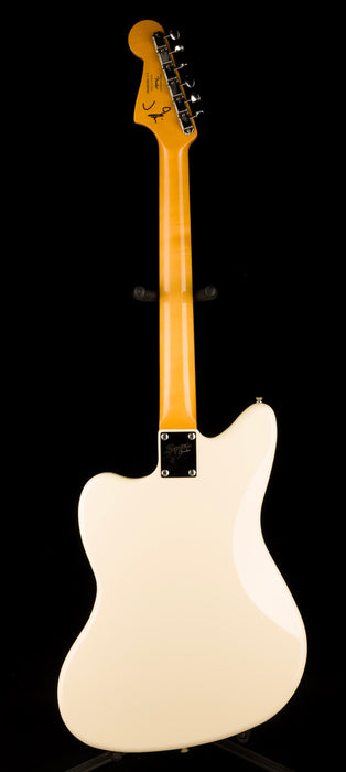 Pre Owned 2016 Squier J Mascis Jazzmaster Rosewood Fretboard Vintage White With Gig Bag