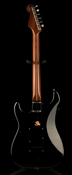 Pre Owned Fender Custom Shop 1957 Stratocaster Rosewood Neck Black With OHSC