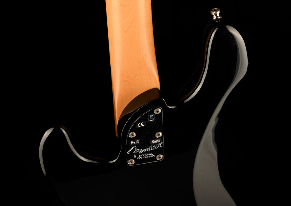 Pre Owned 2016 Fender American Elite Precision Bass Black With OHSC