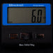 Brecknell PS150 Slimline digital scale displaying weight on a black background