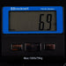 Brecknell PS150 Slimline digital scale displaying weight on a black background