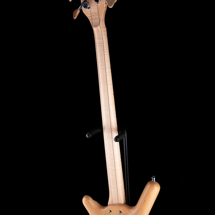 Pre-Owned 2016 Warwick Custom Shop Masterbuilt Corvette $$ Bass Flamed Maple & Bubinga With Gig Bag