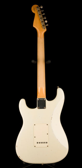 Pre Owned Fender Custom Shop 1960 Stratocaster Relic Olympic White With OHSC