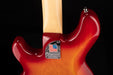 Pre Owned Fender American Deluxe Jazz Bass Aged Cherry Burst With OHSC