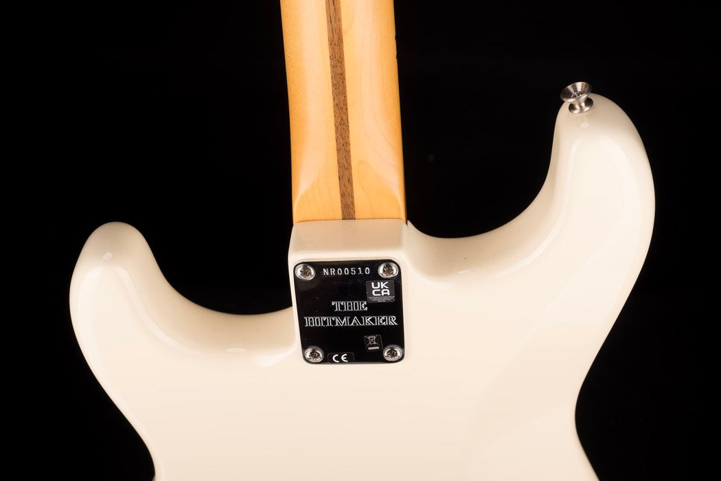 Used Fender Nile Rodgers Hitmaker Stratocaster Olympic White with OHSC