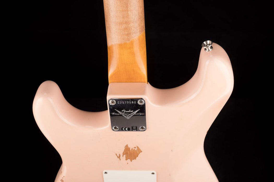 Fender Custom Shop Late 1962 Stratocaster Relic Super Faded Aged Shell Pink With Case