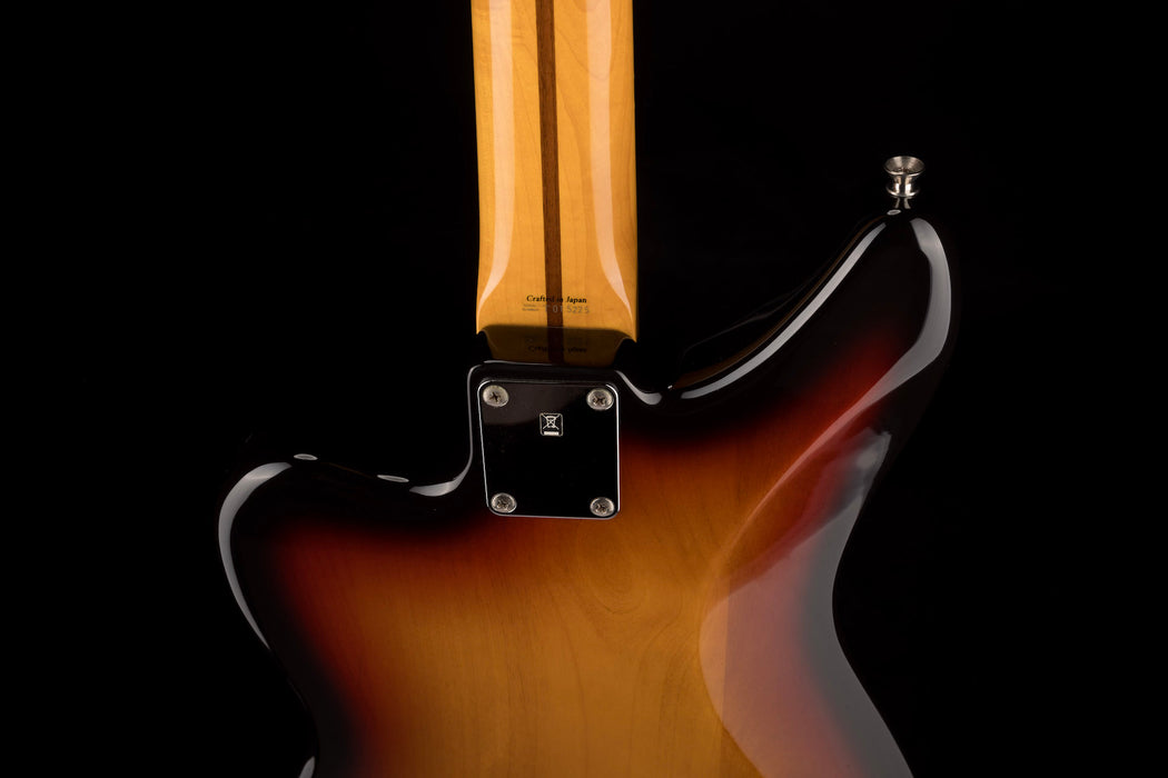 Pre Owned 2008 Fender Jaguar Bass Crafted in Japan 3-Tone Sunburst With Case