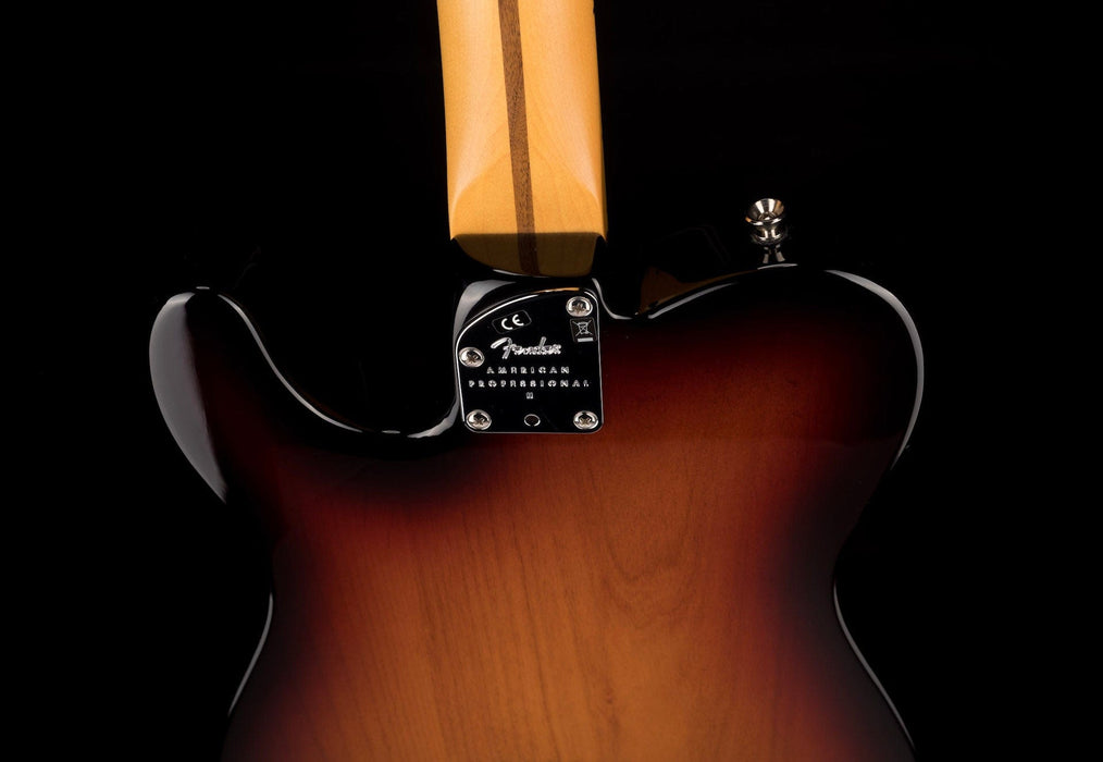 Used Fender American Professional II Telecaster 3-Tone Sunburst with OHSC