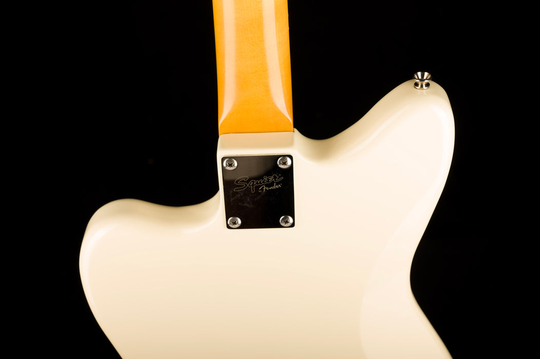 Pre Owned 2016 Squier J Mascis Jazzmaster Rosewood Fretboard Vintage White With Gig Bag