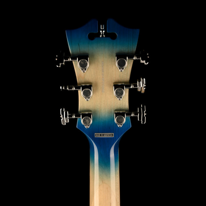 Pre Owned D'Angelico	Premier Series DC Boardwalk Semi-Hollow Blue Burst With Gig Bag