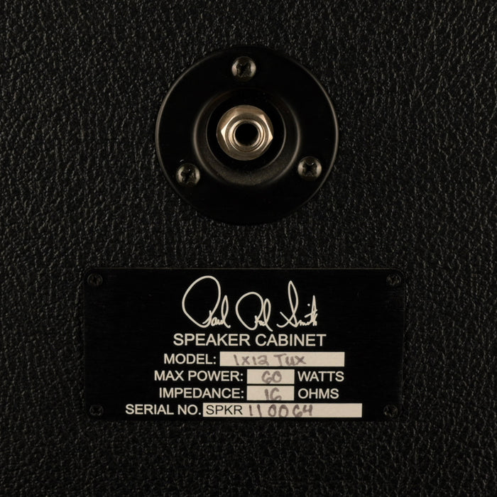 Used PRS Sweet 16 16-Watt Black Guitar Amp Head & Matching PRS 112 Tux Black Guitar Amp Cabinet