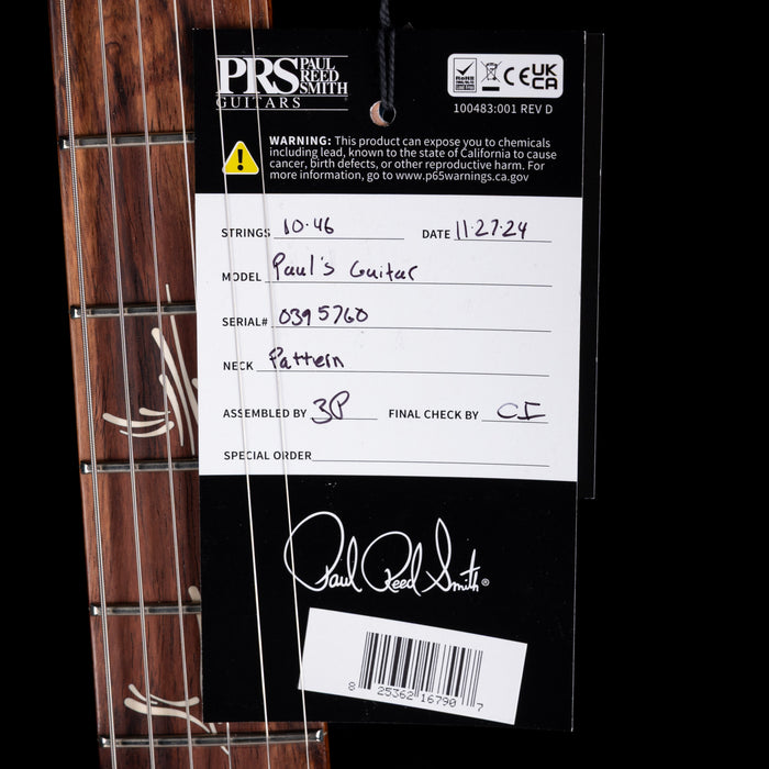 PRS Core Paul's Guitar Red Tiger With Case
