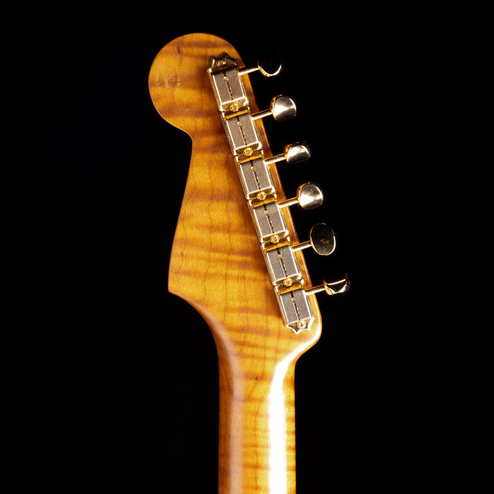 vFender Custom Shop Masterbuilt Jason Smith 1959 Stratocaster NOS Mojave Sand Sparkle With Case
