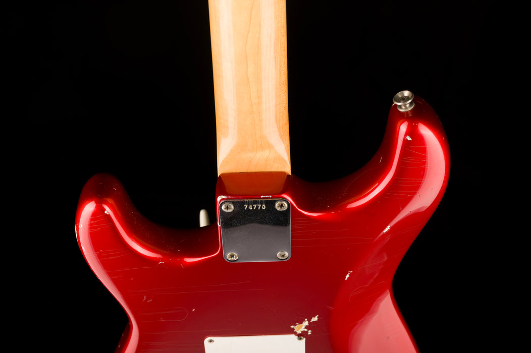Vintage 1961/1963 Fender Stratocaster Candy Apple Red Electric Guitar With OHSC
