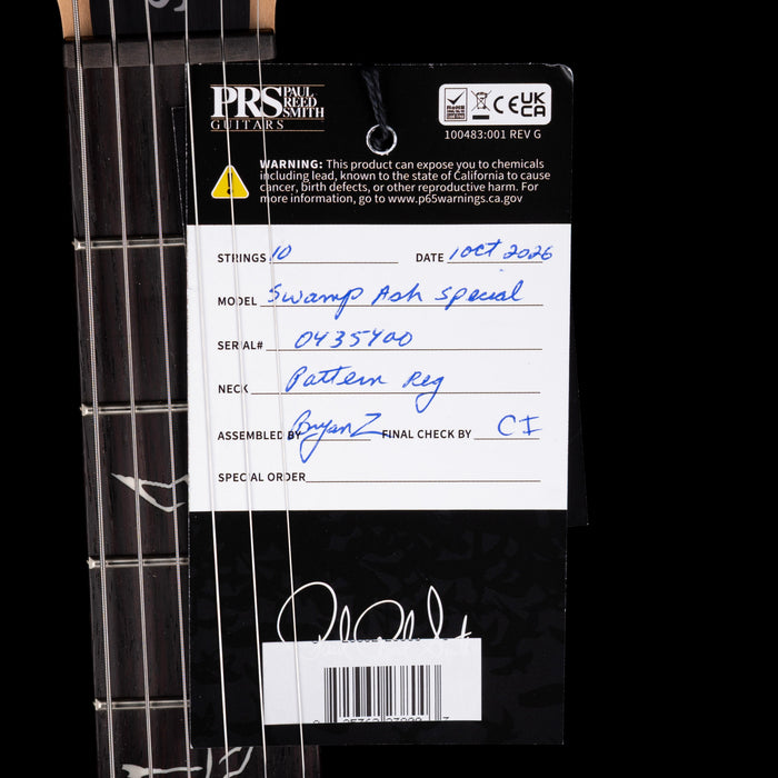 PRS Swamp Ash Special Rosewood Jasper Smokeburst with Gig Bag