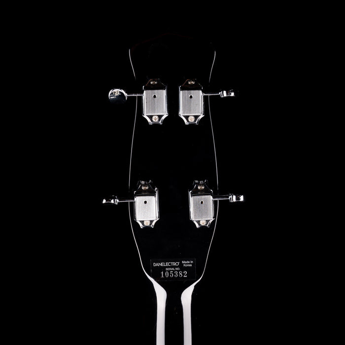 Used 2022 Danelectro ‘59 Shorthorn Black DC Bass with Gig Bag