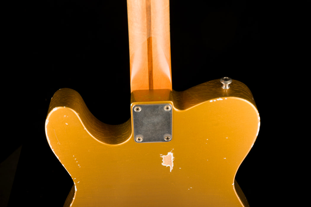 Pre Owned Partscaster with 2008 Fender Road Worn Neck Tele and MJT Gold Body