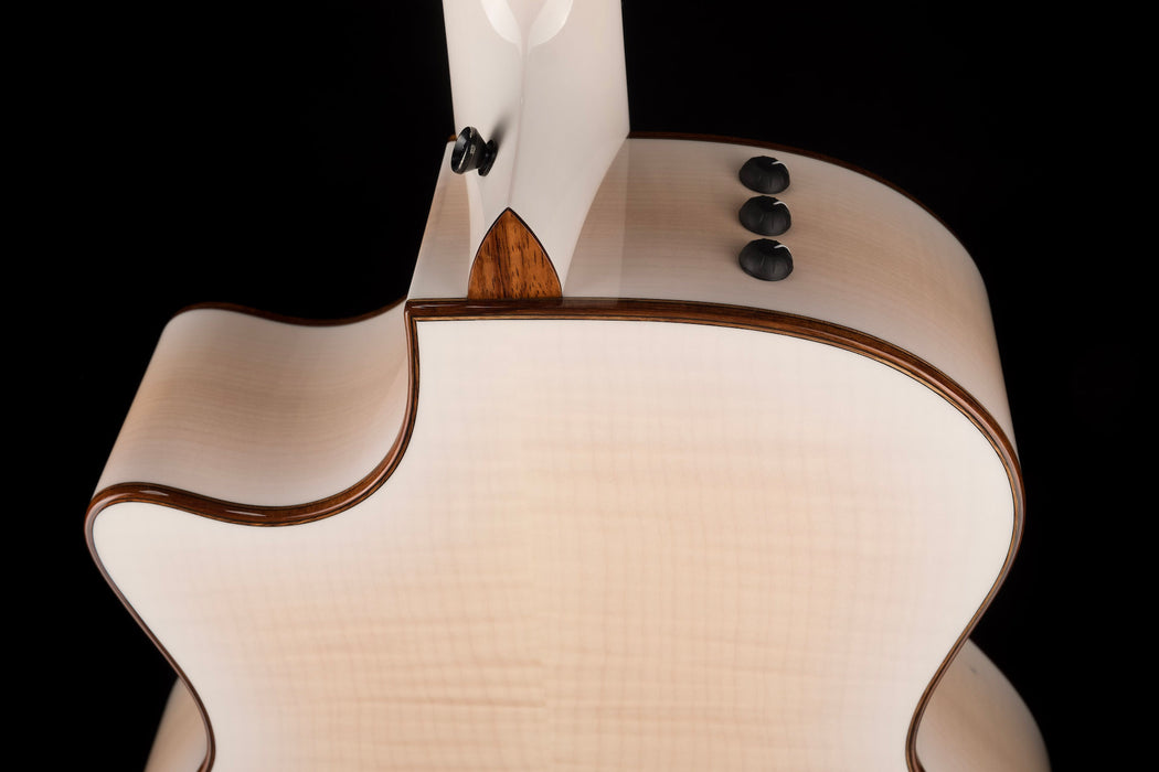 Taylor Custom Grand Auditorium C14ce Whitepearl Burst Catch Event # 22 With Case