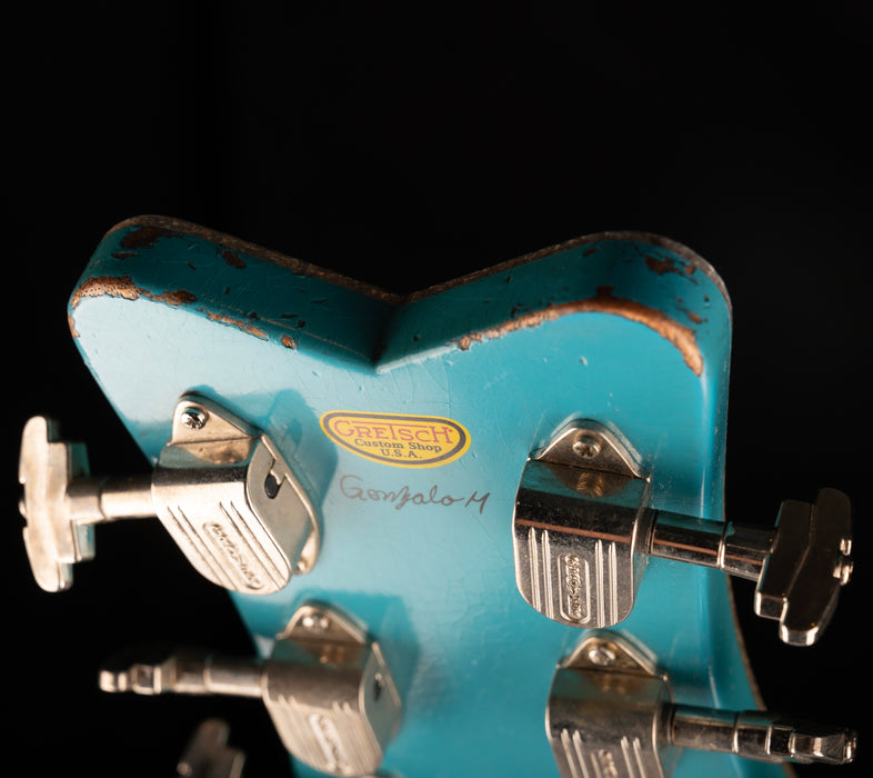 Gretsch Custom Shop Masterbuilt G6134CS 1955 Taos Turquoise Penguin Relic