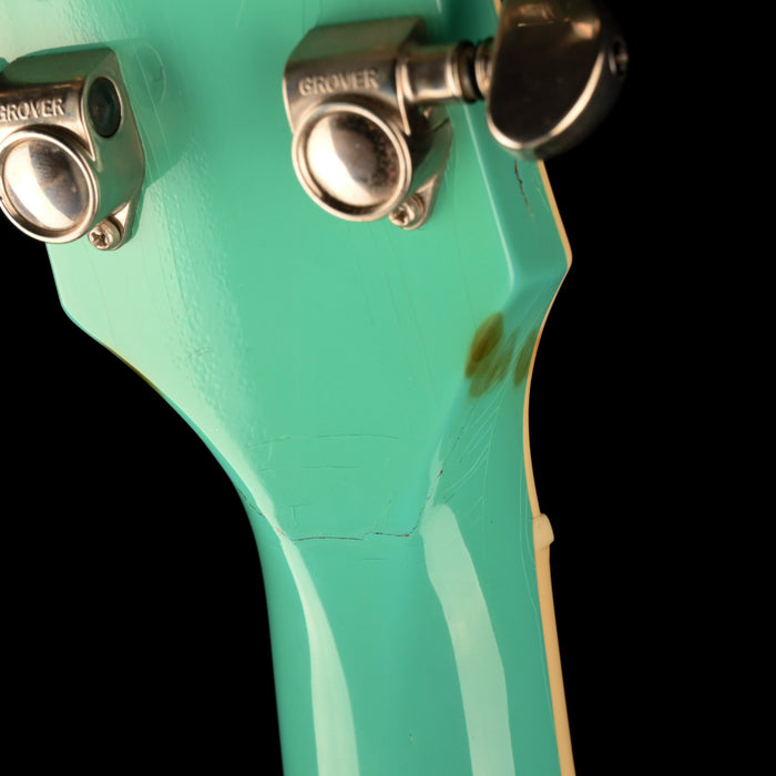 Pre Owned 1997 Gibson Custom Shop Les Paul Catalina Cascade Green With OHSC