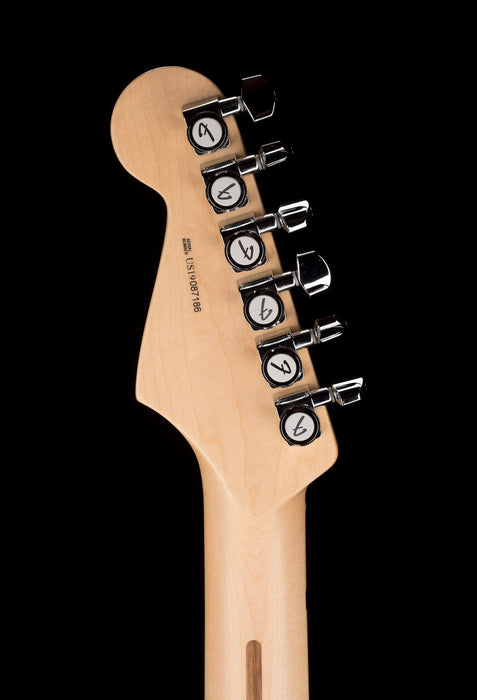 Pre Owned Fender Limited Edition American QMT Stratocaster HSS Pale Moon Trans Black With OHSC