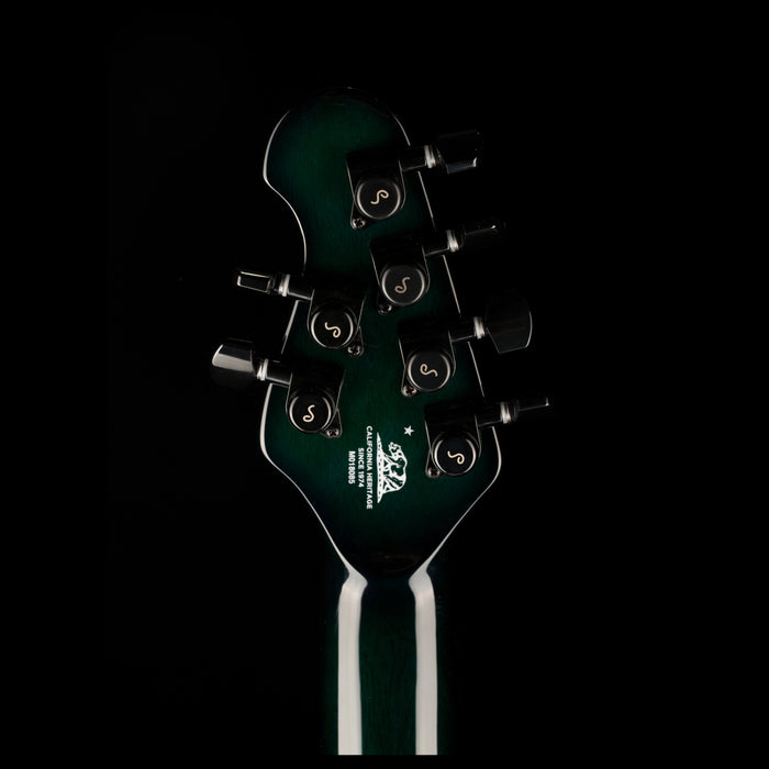 Ernie Ball Music Man Majesty Enchanted Forest Headstock Back