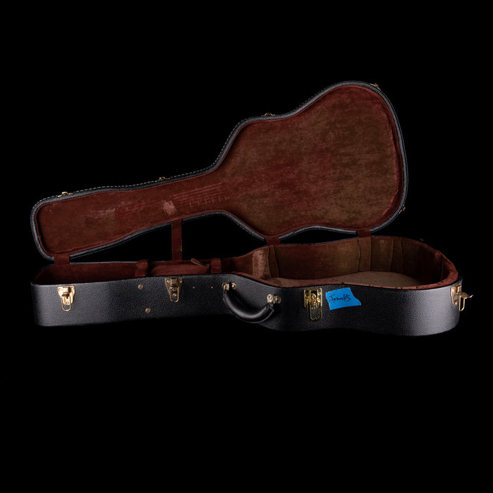 Pre Owned 2009 M.J. Franks Dreadnaught Adirondack-Brazilian Acoustic-Electric Guitar With OHSC