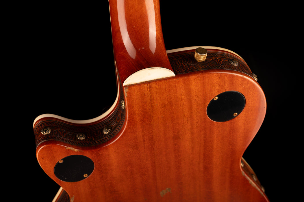 Gretsch Custom Shop Masterbuilt G6130CS 1954 Roundup Relic Knotty Pine Walnut Stain
