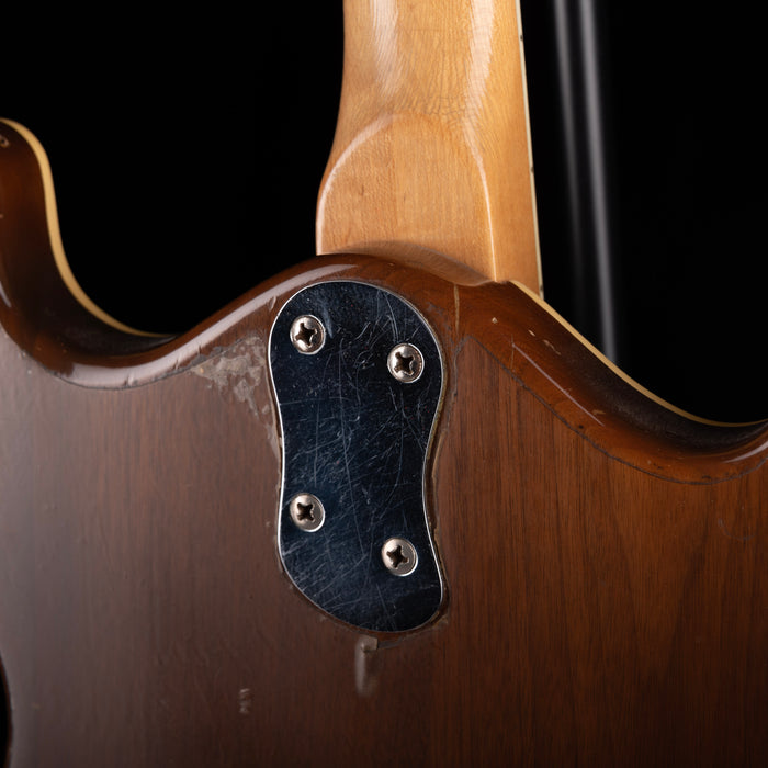 Vintage 60's Mosrite Joe Maphis Bass Natural With OHSC