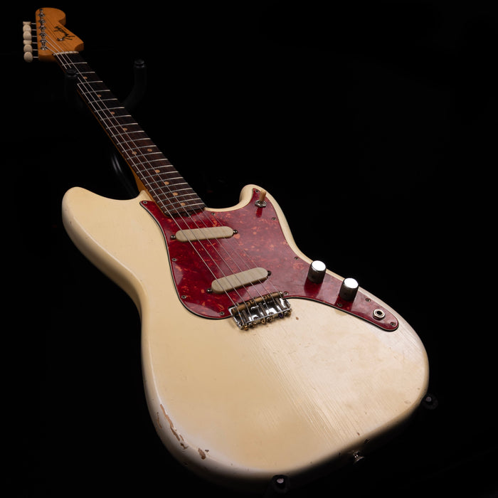 Vintage 1963 Fender Duo-Sonic Olympic White with OHSC